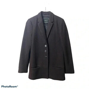 RW & Co Wool  Pea Coat Dark Purple Size Small